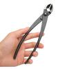 200mm Concave Branch Cutter Diagonal Piers High Strength Manganese Steel Bonsai Tool with Ergonomic Handle for Pruning Small Branches