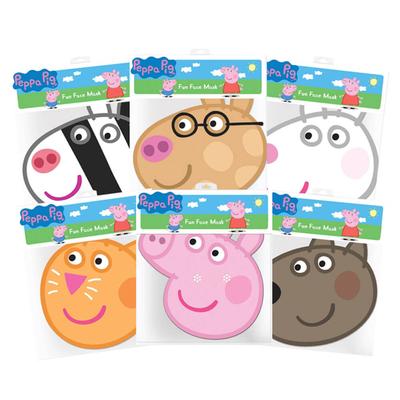 Μάσκες Peppa Pig & Friends 6 Τμχ