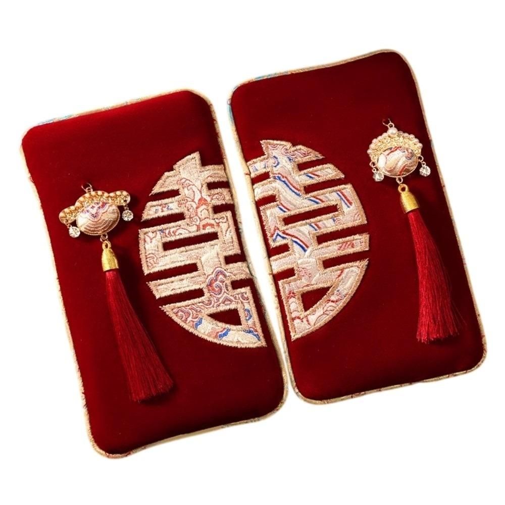 Chinese Style Wedding Money Pocket Large Capacity Red Packet New Year Red Envelope Spring Festival