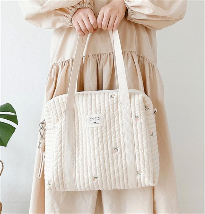 Große Mommy Bag Schwangerschaft Baby Windel Aufbewahrungstasche Große Kapazität Babyartikel Organizer Damen Reisetasche Multifunktionale Handtasche