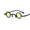 New Retro Vintage Sunglasses Small Round Frame Plastic Black Eyeglasses Trendy Unisex Classic Decorative Fashion