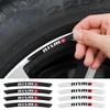 4Pcs Car Wheel Hub Stickers Tire Decoration Logo Stickers Wheel Eyebrows For Nissan Nismo Tiida Teana GTR Juke Versa Almera
