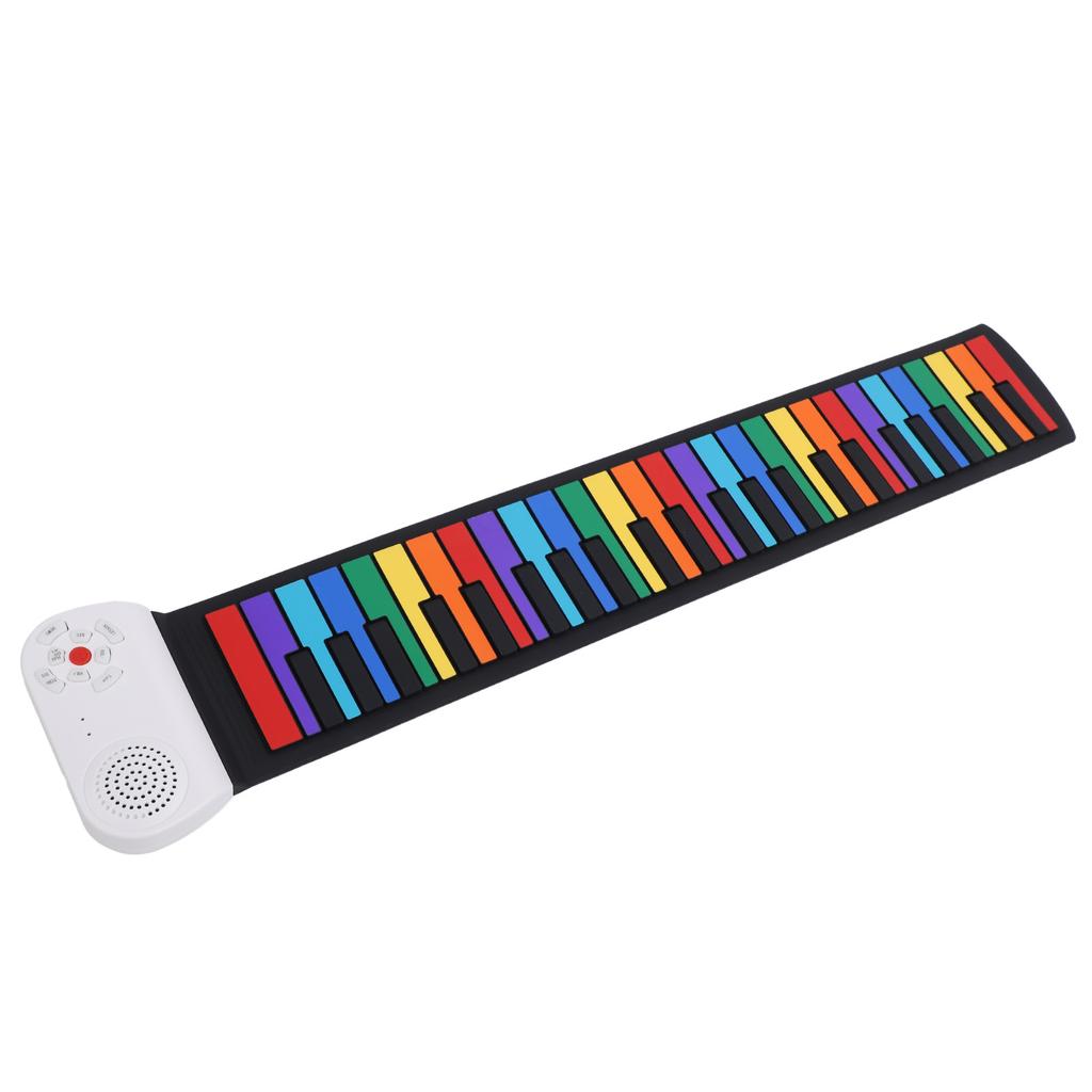 49 Keys Piano Toy Sound Rechargeable Electric Hand Roll Piano Toy for Beginner