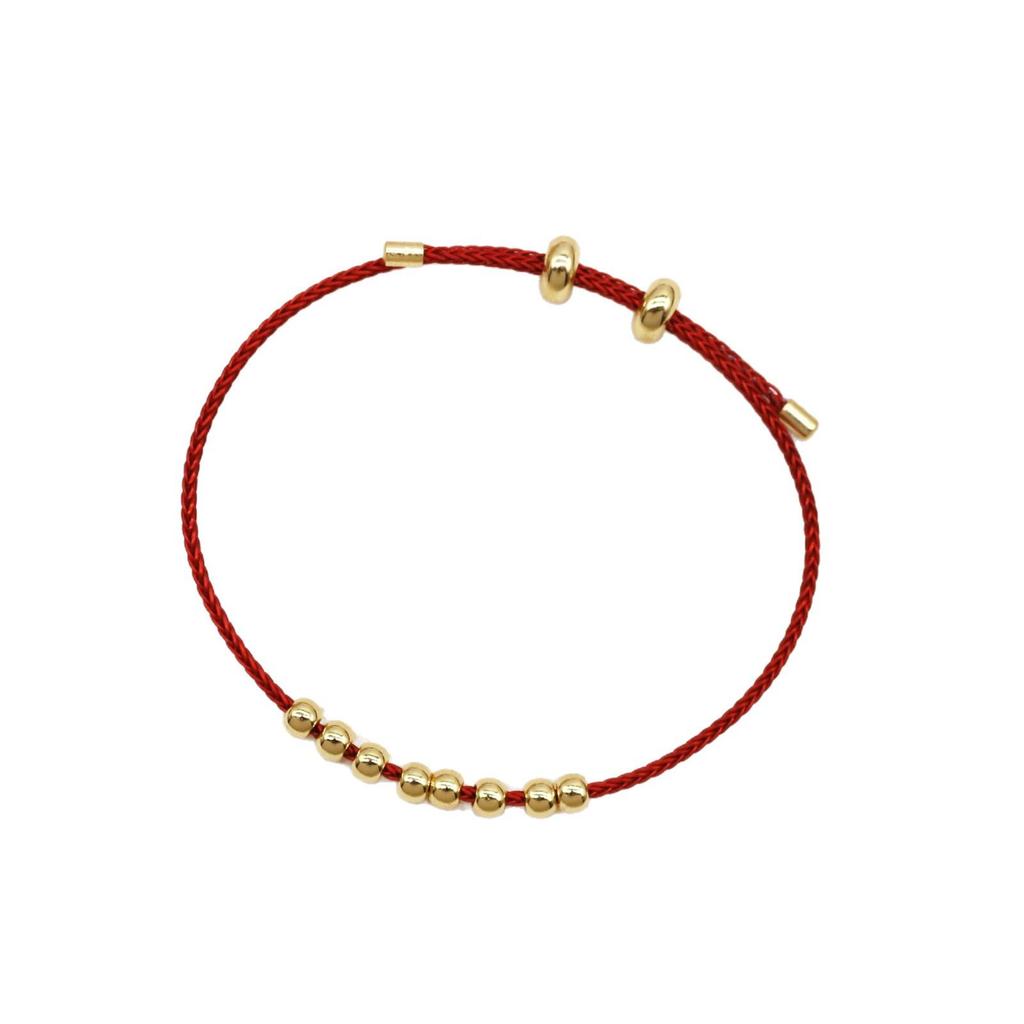 Jahr des Ratten Verstellbares Rotes Schnurarmband - Vielseitig & Elegant für Frauen