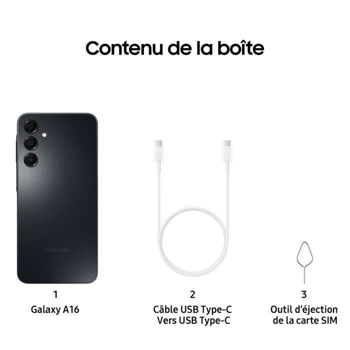 SAMSUNG Galaxy A16 Smartphone 128Go Bleu nuit - Very good condition