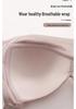 Front Closure Wireless Push-Up Bra for Middle-Aged and Elderly Women