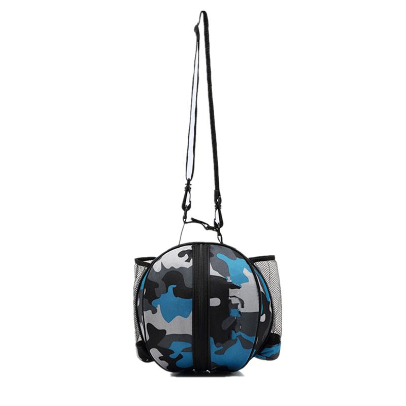 Basketball Bag Sport Football Volleyball Backpack Round Adjustable Shoulder Strap Knapsacks Storage