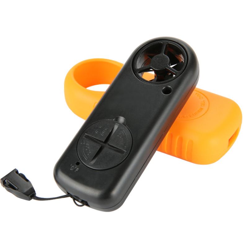 Anemometer Hand-held Digital Display Wind Speed Gauge Meter 0-30m/s Wind Thermometer Pocket Smart Anti-wrestling Measure