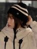THE GREEN LAB Striped Beanie [Black]