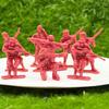 13/48pcs 1.97inch Red/Blue Plastic Soldier Figurine Scene Sand Table Exercise Desktop Room Decoration Collection Gifts YMY
