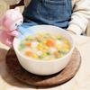 Air-Blowing Attachmen Food Cooling Fan Cute Cartoon Design Mini Clip on Fan  Travel Use