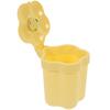 Decorative Desktop Trash Bin Small Plastic Rubbish Bin with Lid for Office Study Kitchen Bathroom Bedroom Home Convenient