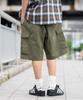 WEGO Nylon Easy Baggy Cargo Half Olive Men's Shorts, Pants,
