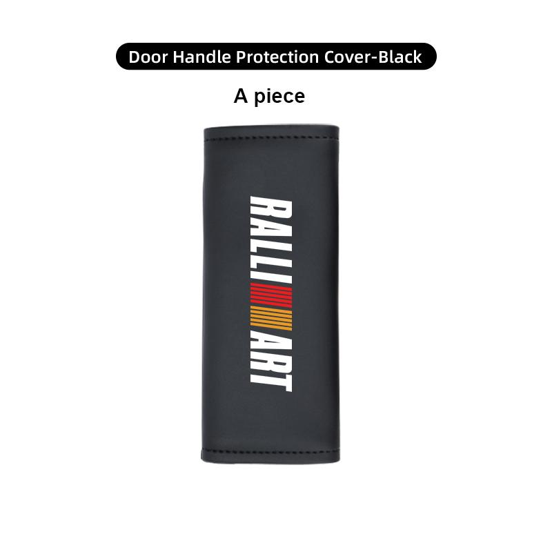 1/2pcs Leather Car Roof Armrest Pull Protection Cover Gloves Door Handle For Mitsubishi Outlander Lancer Cross Colt Xpander WM1