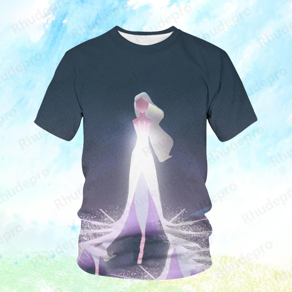 Men's Crew Neck 3D Printed T-Shirt Disney Frozen Princess Elsa Cartoon Movie Women Children Streetwear Fashion T-Shirt Top