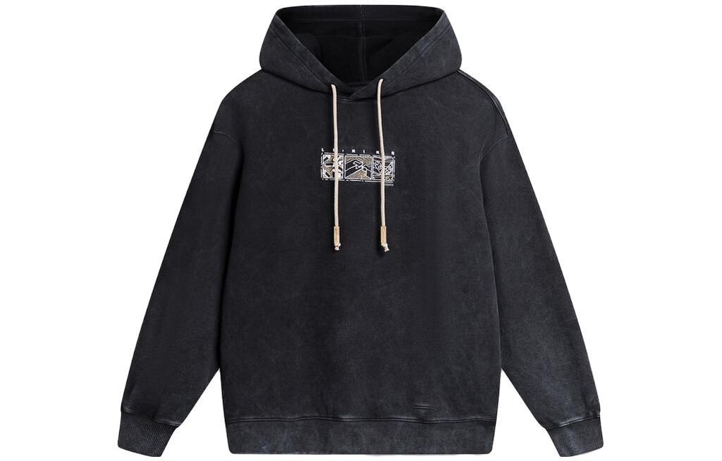 Men's Sweatshirt Li-Ning Li Ning Sports Lifestyle Collection China Culture Collection Sweatshirt Men's Black