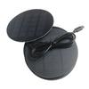 110mm Round Solar Panel 1.2W 5V Portable Solar Charger with Type-C Output for Phone/Light/Fan