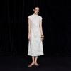 Langzi Lanting Xu New Chinese Style Jacquard Sleeveless Qipao Dress