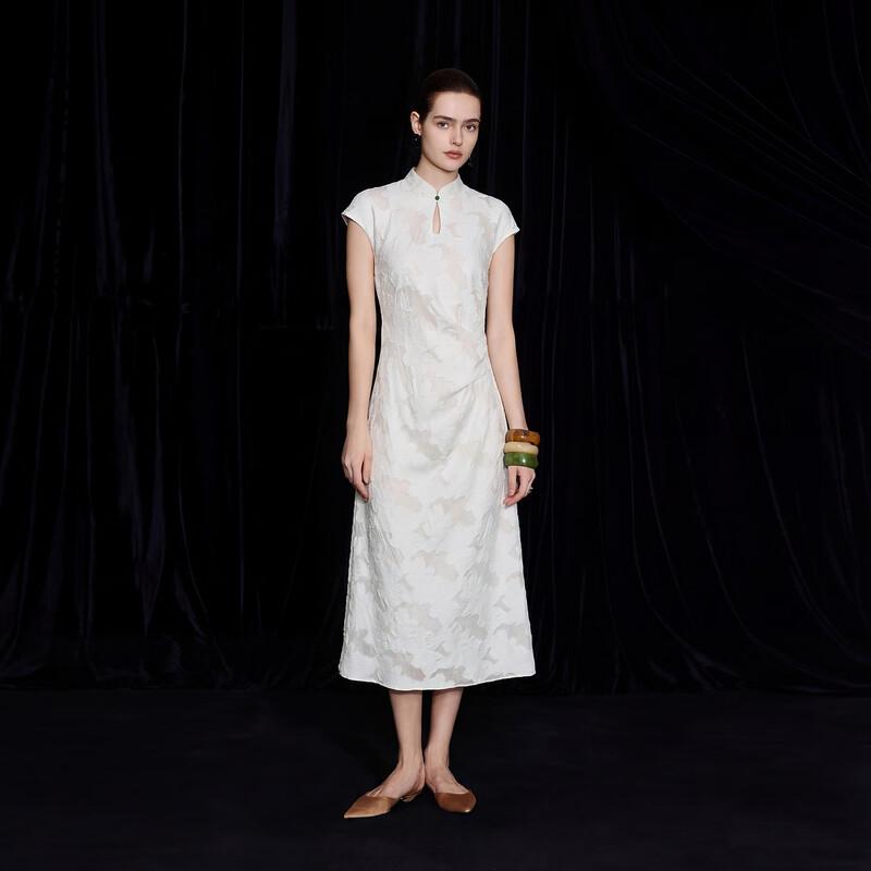 Langzi Lanting Xu New Chinese Style Jacquard Sleeveless Qipao Dress