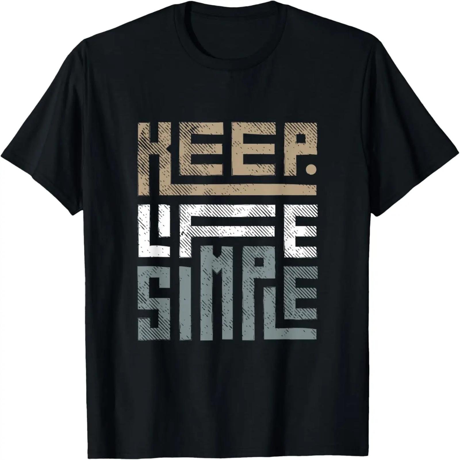 

Keep Life simple T-Shirt XXXXXL чорний