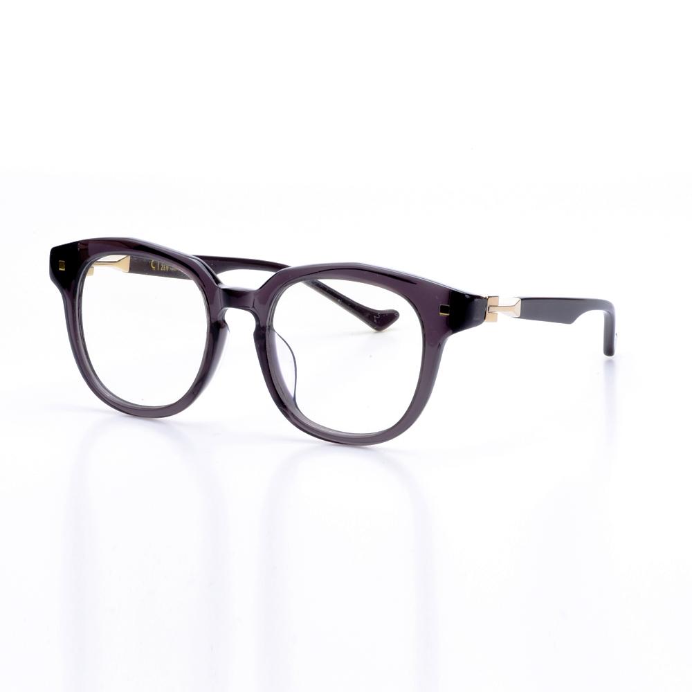 Alloaiweeo [Alo:Ctzen] Ci7602A C2 Broad Semi-Oversized Dark Gray Horn-Rimmed Glasses