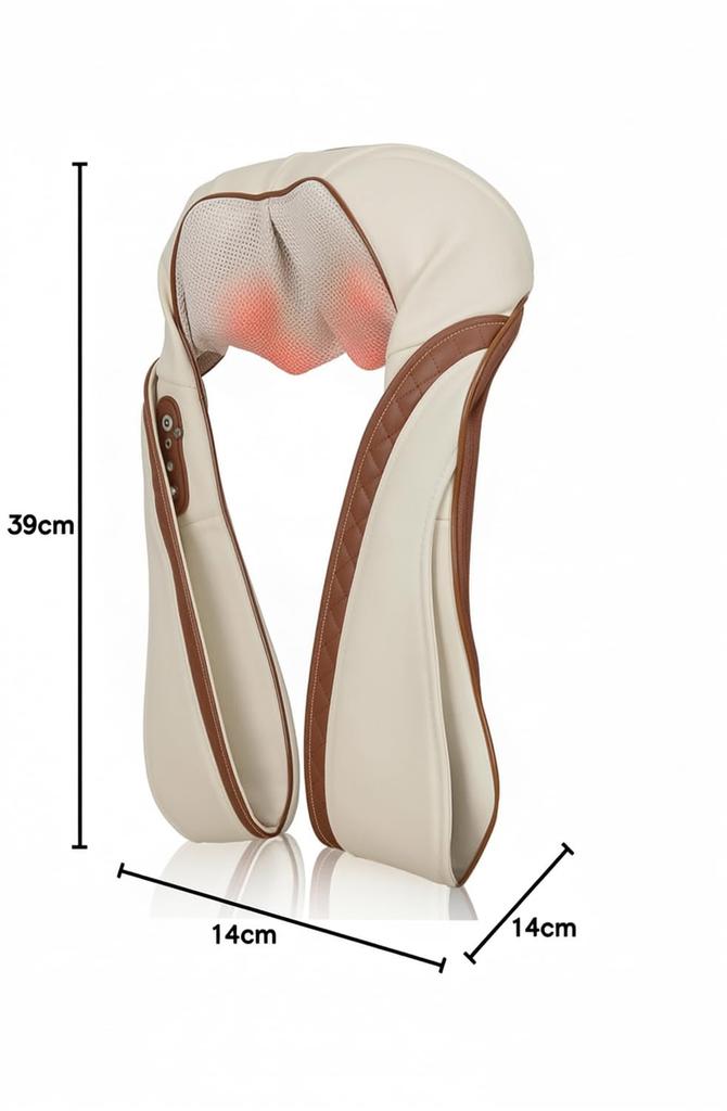 Medizinisch zertifiziertes Nacken- und Schultermassagegerät mit verstellbarer beheizter Nacken- und Schultermassage zur Linderung von Steifheit und zum Aufwärmen. Ein tolles Geschenk für