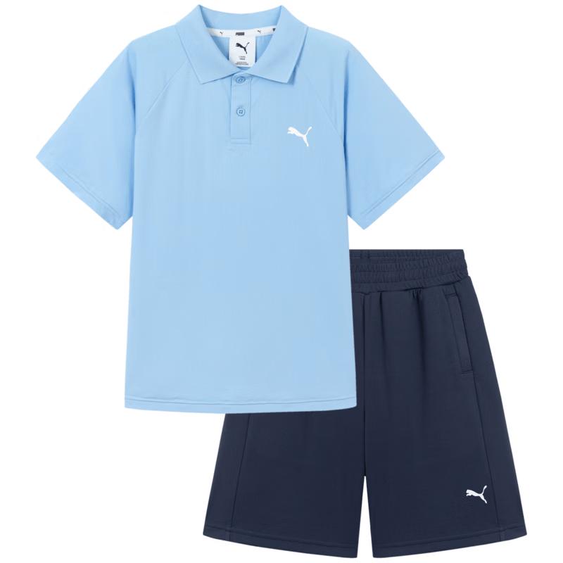 PUMA Kids' 2026 Summer Polo Short Sleeve Set