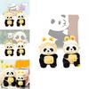 Adorable Yellow Panda Plush Doll Cute Stuffed Animal Toy For Children And Collectors