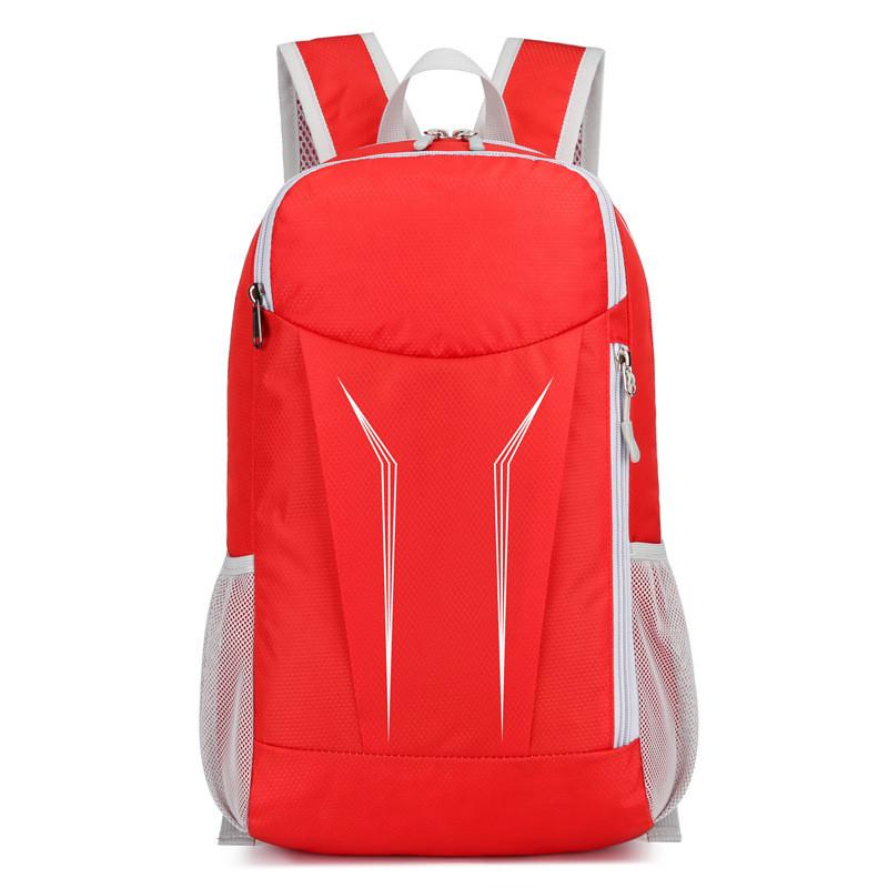 Hiking Outdoor Folding Bag Splash Proof Light Schoolbag Riding Zipper Backpack