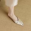 Fashion 2025 NEW Hot Selling Elegant Stylish Half Slippers Female Summer Outside Wearing Pointed High Heels Stiletto Sandals Female