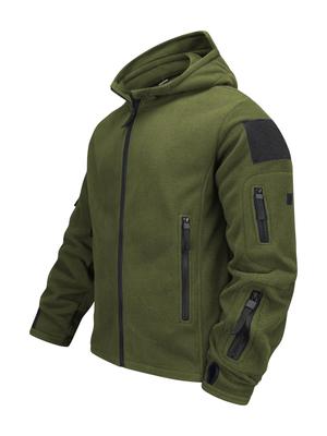 Men's Warm Fleece Hooded Jacket - 2025 Autumn/Winter Collection
