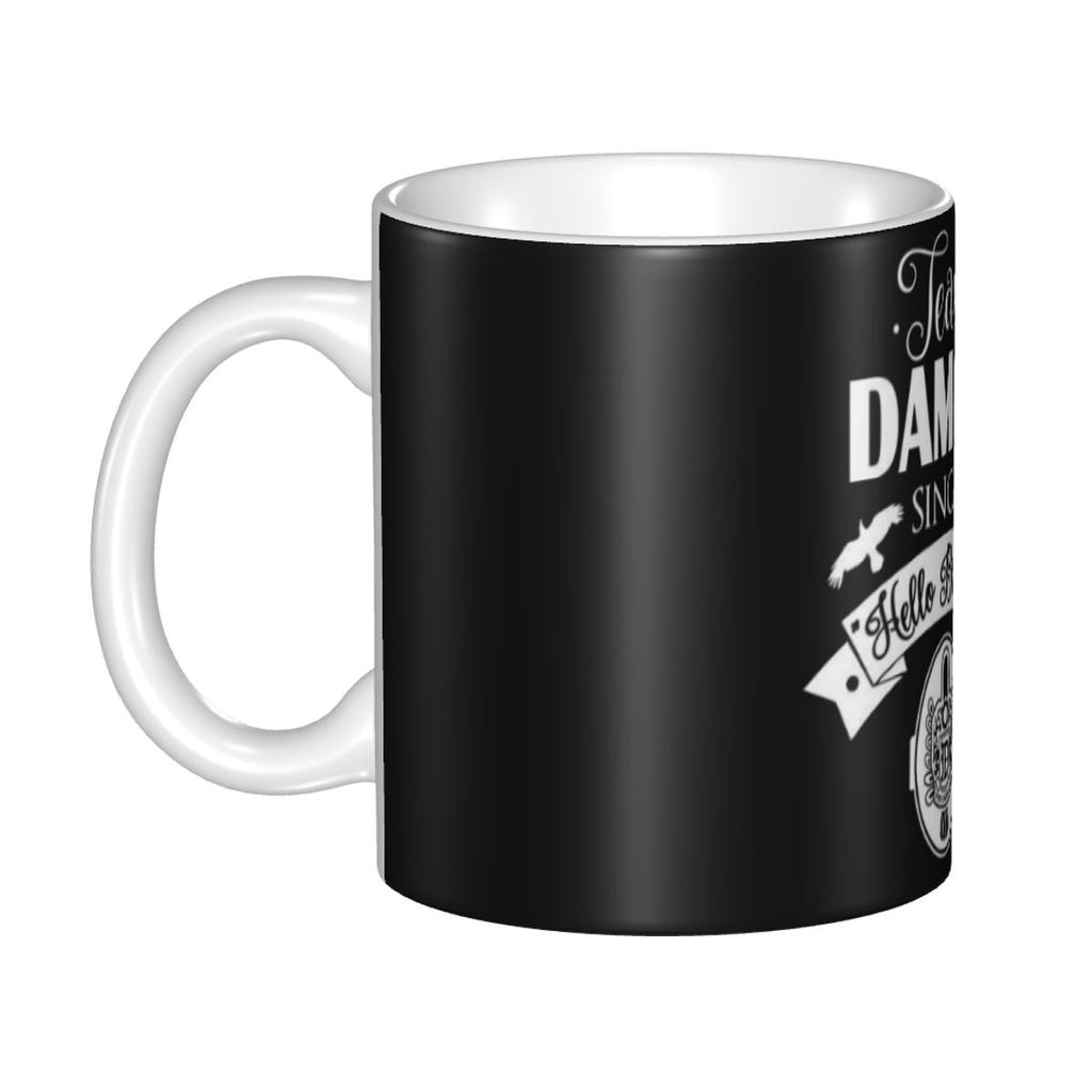 Tasses à café personnalisées The Vampire Diaries DIY Damon Salvatore Tasse à thé au lait en céramique