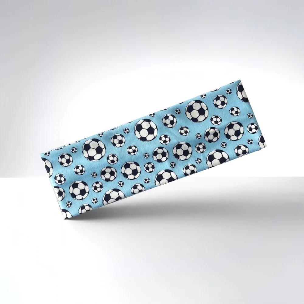 Adjustable Football Headband Elastic Sport Headscarf Soccer Fan Hair Band  Football-Themed Party небесно-голубой
