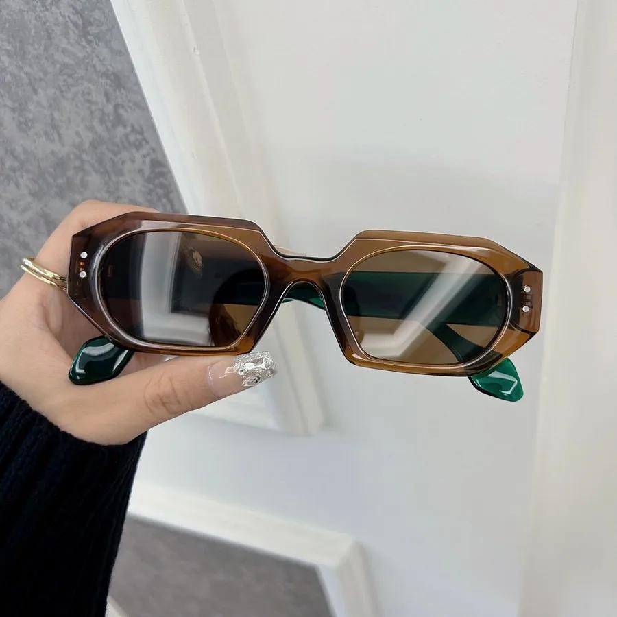 Retro Quadratische Designer Sonnenbrille Frauen Männer Kleine Rahmen Vintage Sonnenbrille Weiblich Männlich Marke Mode Oculos De Sol