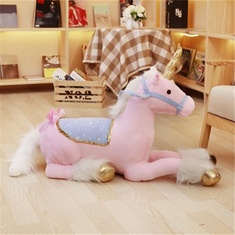 

Unicorn Cute Dream Fur Toy Cute Cartoon Girl Children Bedroom Decoration Gift розовый
