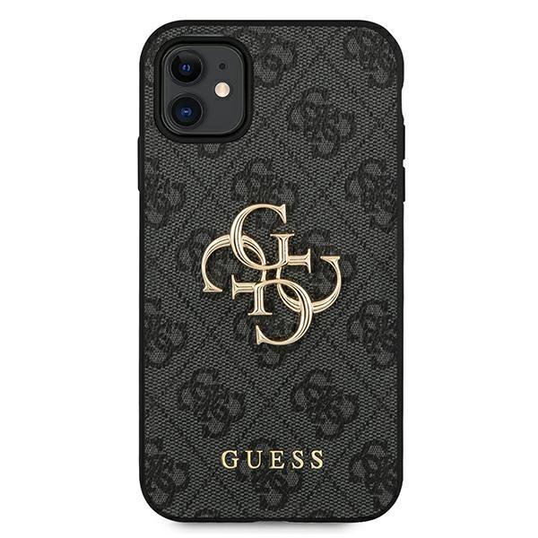 Guess Guhcn614Gmggr Iphone 11 6,1/ Xr Szary/Grey Hardcase 4G Big Metal Logo