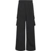 Mid-Rise Elastic Woven Casual Pants Men Pants KE8066