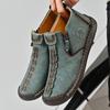 Herren Übergröße Reißverschluss Martin Boots - Herbst/Winter Lässig Outdoor Handgefertigt Genähte Stiefel