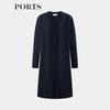 PORTS Women's Autumn/Winter 100% Wool Knit Cardigan
