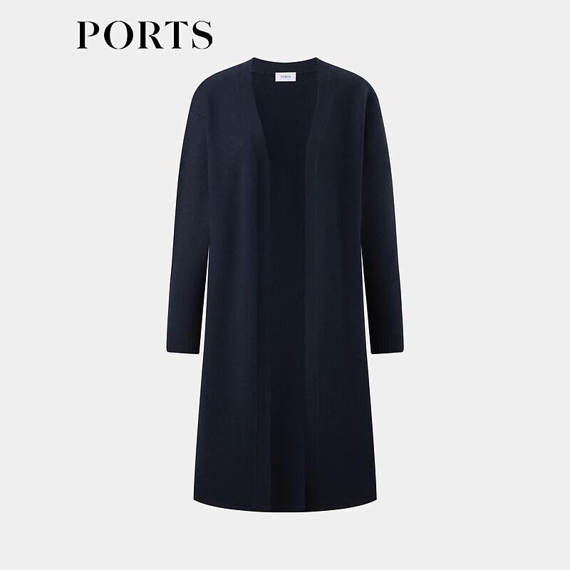 PORTS Women's Autumn/Winter 100% Wool Knit Cardigan