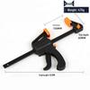 Two-Way Quick-Release Woodworking F-Clamp, Nylon Trigger Type for Board Fixing