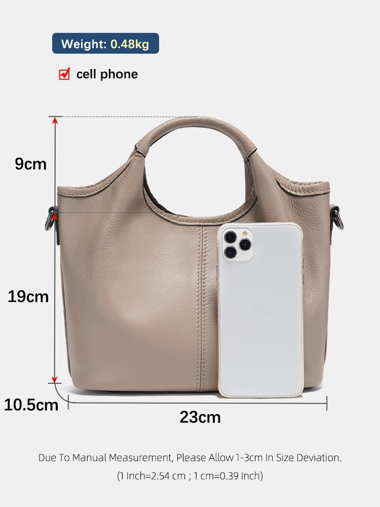 Zency Leather Shoulder Bag for Woman