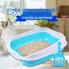 Enclosed Large Detachable Cat Litter Box with Poop Basin