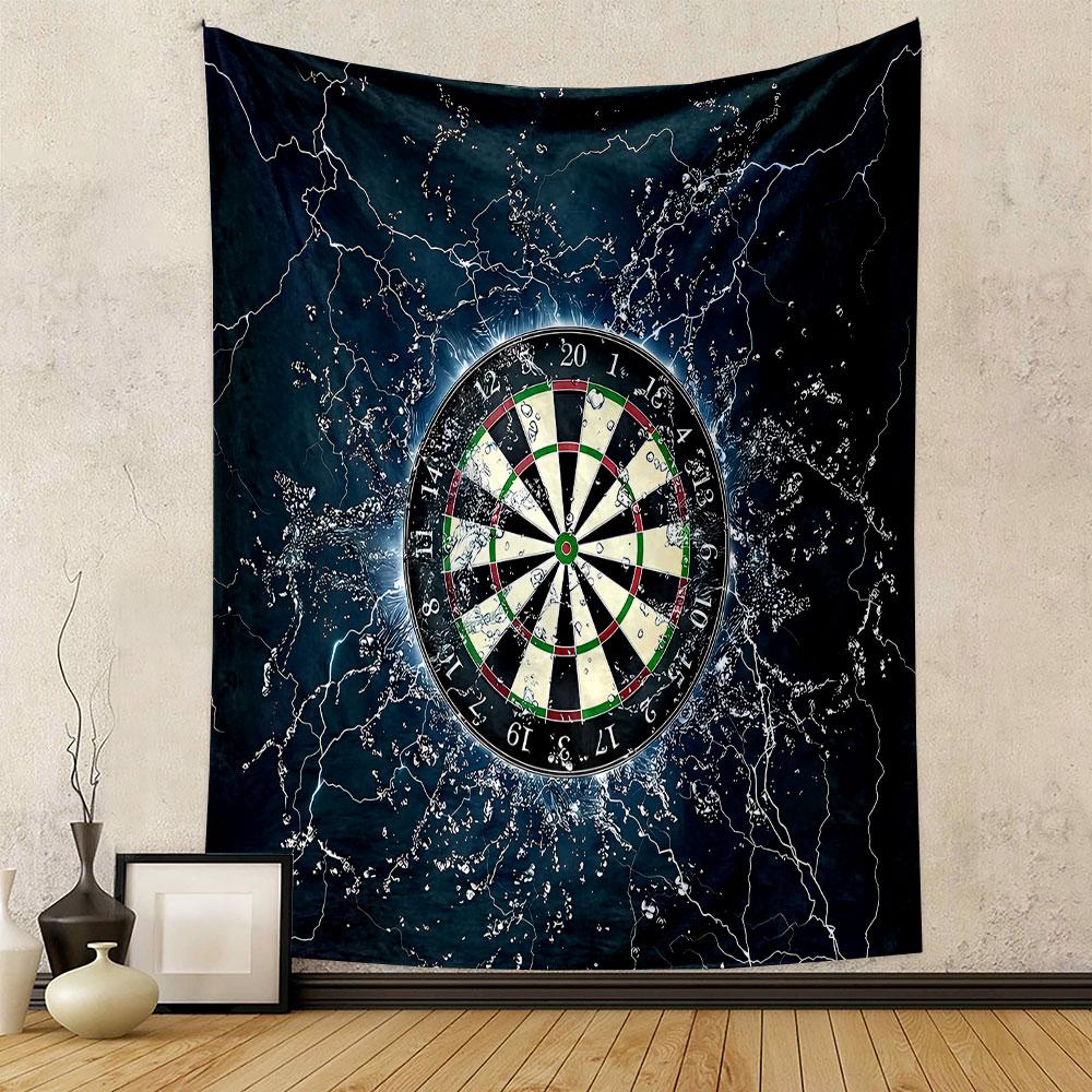 "Lightning Dartboard with Splash Effect" Patterned tapestry home decor, suitable for bedroom and living room, gift