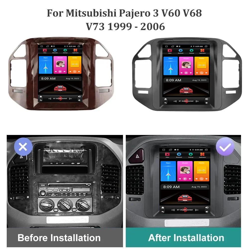 WIFI For Mitsubishi Pajero 3 V60 V68 V73 1999 - 2011 Android Auto Car Radio GPS Navigation Multimedia Stereo Carplay 2din DVD