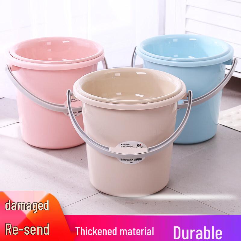 ZISIZ Extra-Large Plastic Storage Bucket with Lid