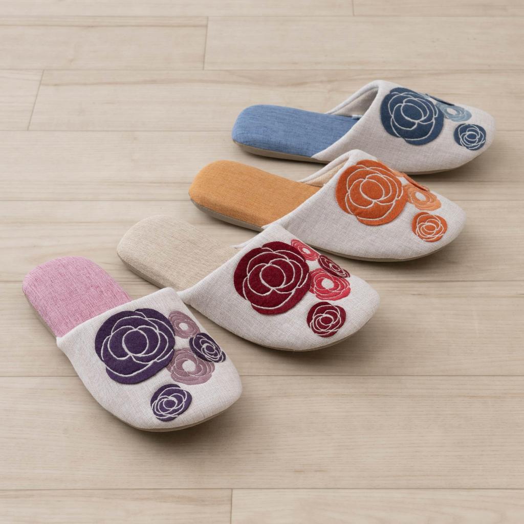Sybilla Senko Kanthal Medium 47116 Slippers, (approx. 22-24cm), Blue,