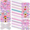 10Pcs Starry Night Sky Mermaid Horse Band Aid Cartoon Wound Plaster for Kids Children Girls Rising Patch Adhesive Bandages