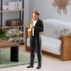 Resin Miniature Figures of Violin Players in 1/64 Scale Ideal for Long Term Decors and Artistic Projects