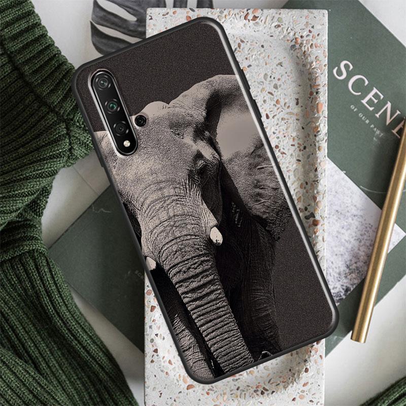 Indian Animal Elephant For Huawei Nova 10 9 SE 5T 12s 12i 11i Y91 Y90 Y60 Y70 Y72 Y61 P60 Pro P20 P40 P30 Lite Case